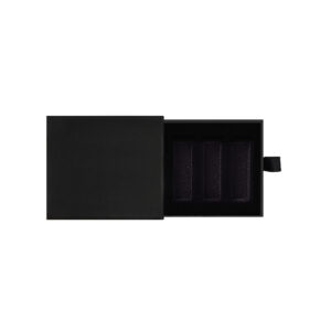 Подарунковий набір (Преміум) флакон 2 мл group/of 3 pieces/Box-black (Без флаконів / Без логотипу)