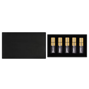 Подарунковий набір (Преміум) флакон 3 мл group/of 5 pieces/Box-black (Без логотипу) New Box