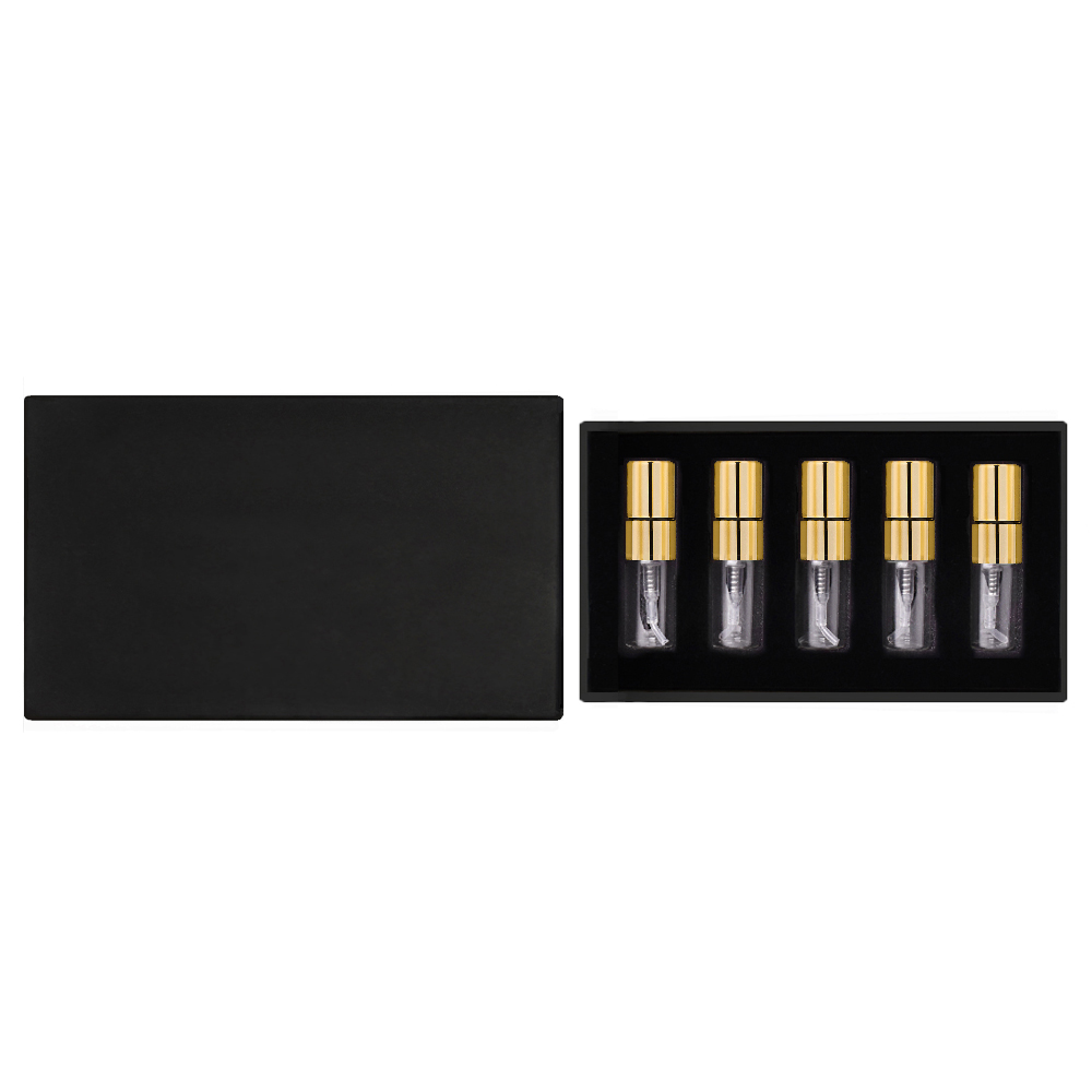 Подарунковий набір (Преміум) флакон 3 мл group/of 5 pieces/Box-black (Без логотипу) New Box Подарунковий набір (Преміум) флакон 3 мл group/of 5 pieces/Box-black (Без логотипу) New Box