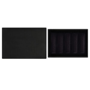 Подарунковий набір (Преміум) флакон 5 мл group/of 5 pieces/Box-black (Без флаконів / Без логотипу) NEW