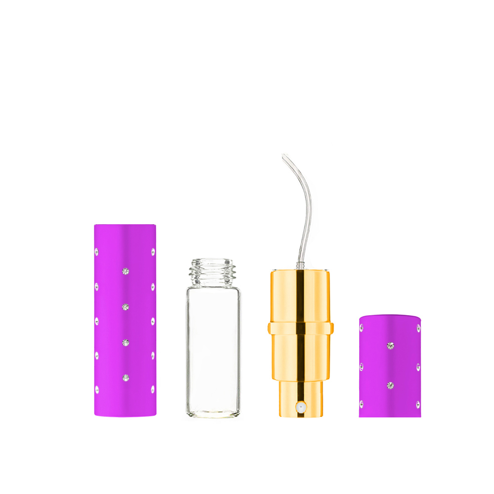 Флакон 5 мл(cap)-Violet (FLOWER) /Металл New Флакон 5 мл(cap)-Violet (FLOWER) /Металл New - Зображення 4